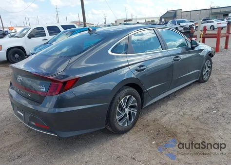 2023 Hyundai Sonata Hybrid Blue из США, поврежденный, VIN KMHL24JJ2PA076485